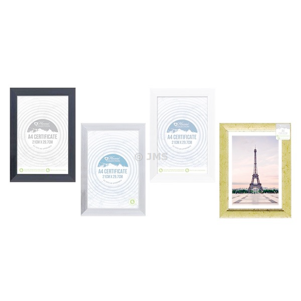 [Box of 24] A4 Certificate Photo Picture Frame GLASS Wall Mountable Table Top Display Home Office