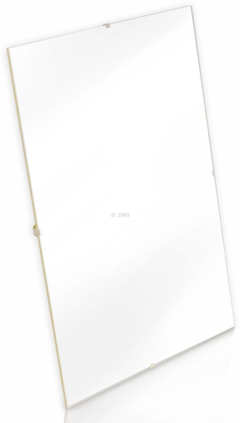 Clip Frame, Pack of 10, Glass Frameless Picture Holder Photo Poster Frames Wall Mountable Gallery Art Display Home Office