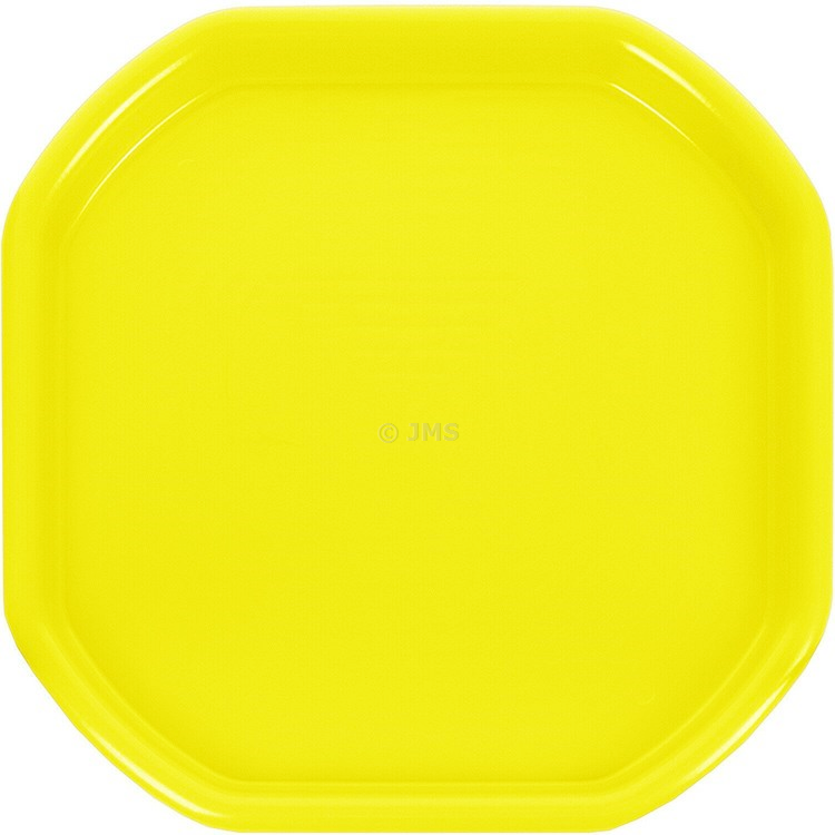 Small Mixing Tray 70cm x 70cm Plastic Tuff Tray Kids Messy Activities Home School - Yellow