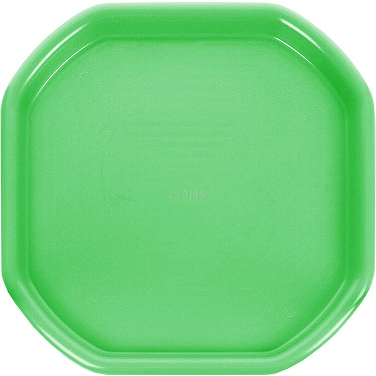 Small Mixing Tray 70cm x 70cm Plastic Tuff Tray Kids Messy Activities Home School - Lime Green