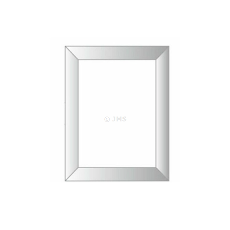5  x 7  Silver Photo Frame Easel Back Freestanding Wall Mountable Portrait Landscape Home Office
