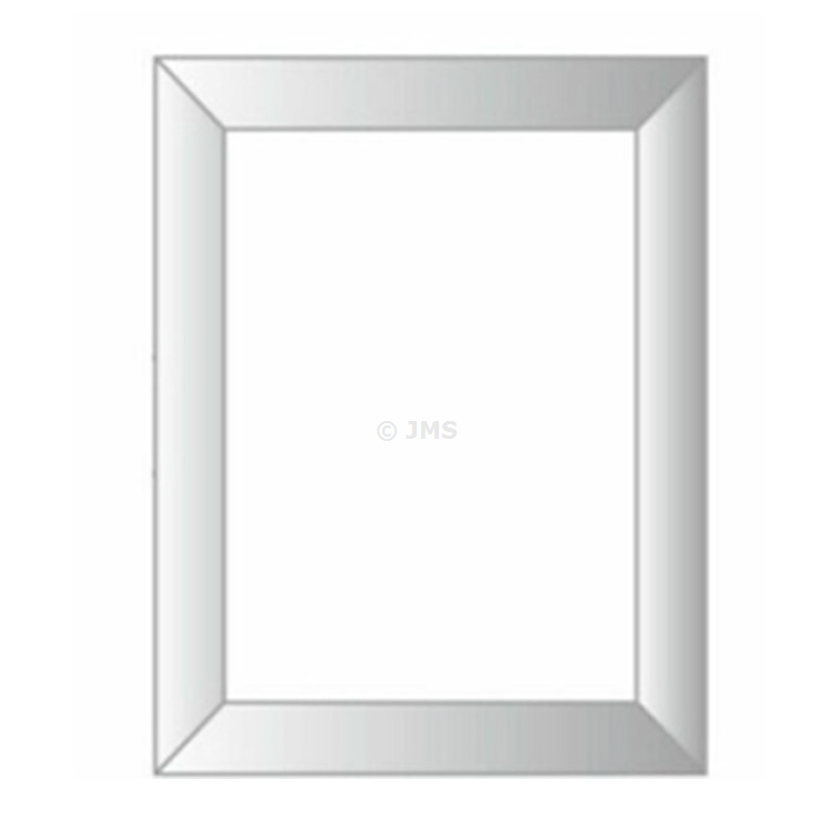 A4 Certificate Silver Photo Frame Easel Back Freestanding Wall Mountable Portrait Landscape Home Office