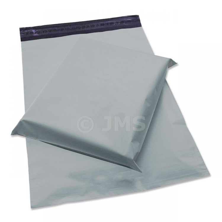 100 x Grey Postage Mailing Bags Self Adhesive Strip Poly Plastic 13 x 19 Inch