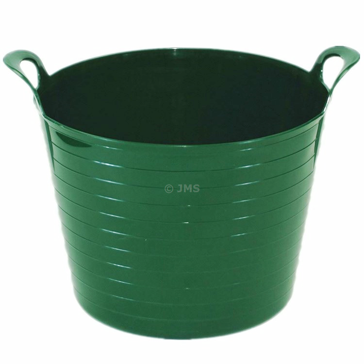 20L DARK GREEN Flexi Tub Flexible Storage Builders Bucket Home Garden Animal Feed Storage