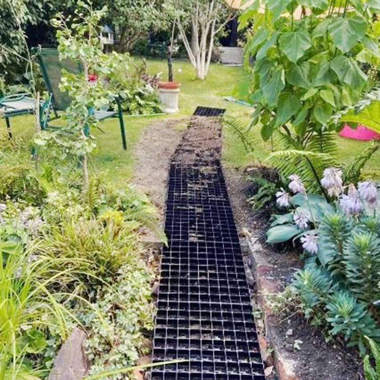1 x Grass Grid Black Plastic Paver Base Greenhouse Deck Path Turf Lawn Gravel Shed Garden