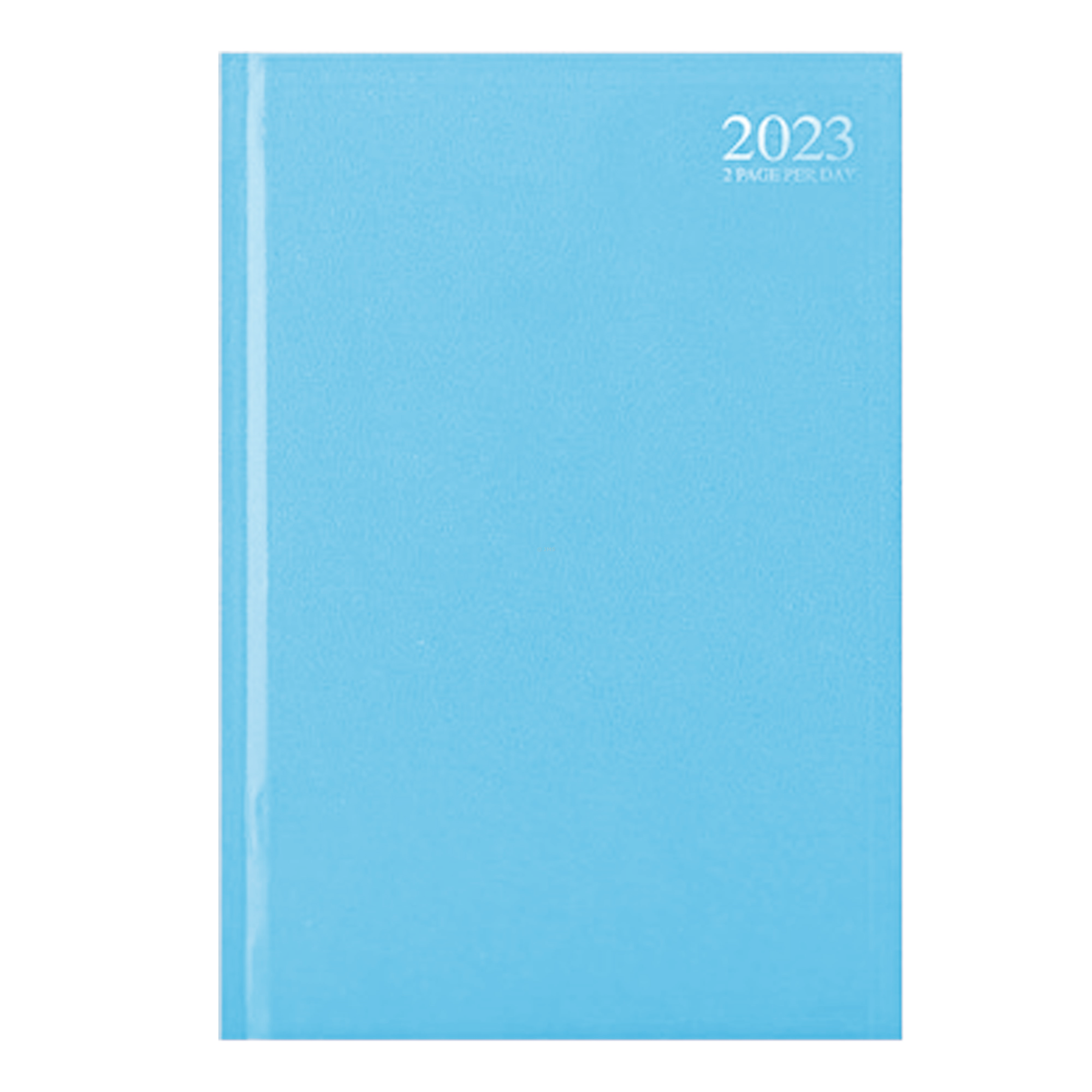 2023 A4 SKY BLUE Day A Page (2 Pages) Appointment Office Desk Diary Hardback Cover