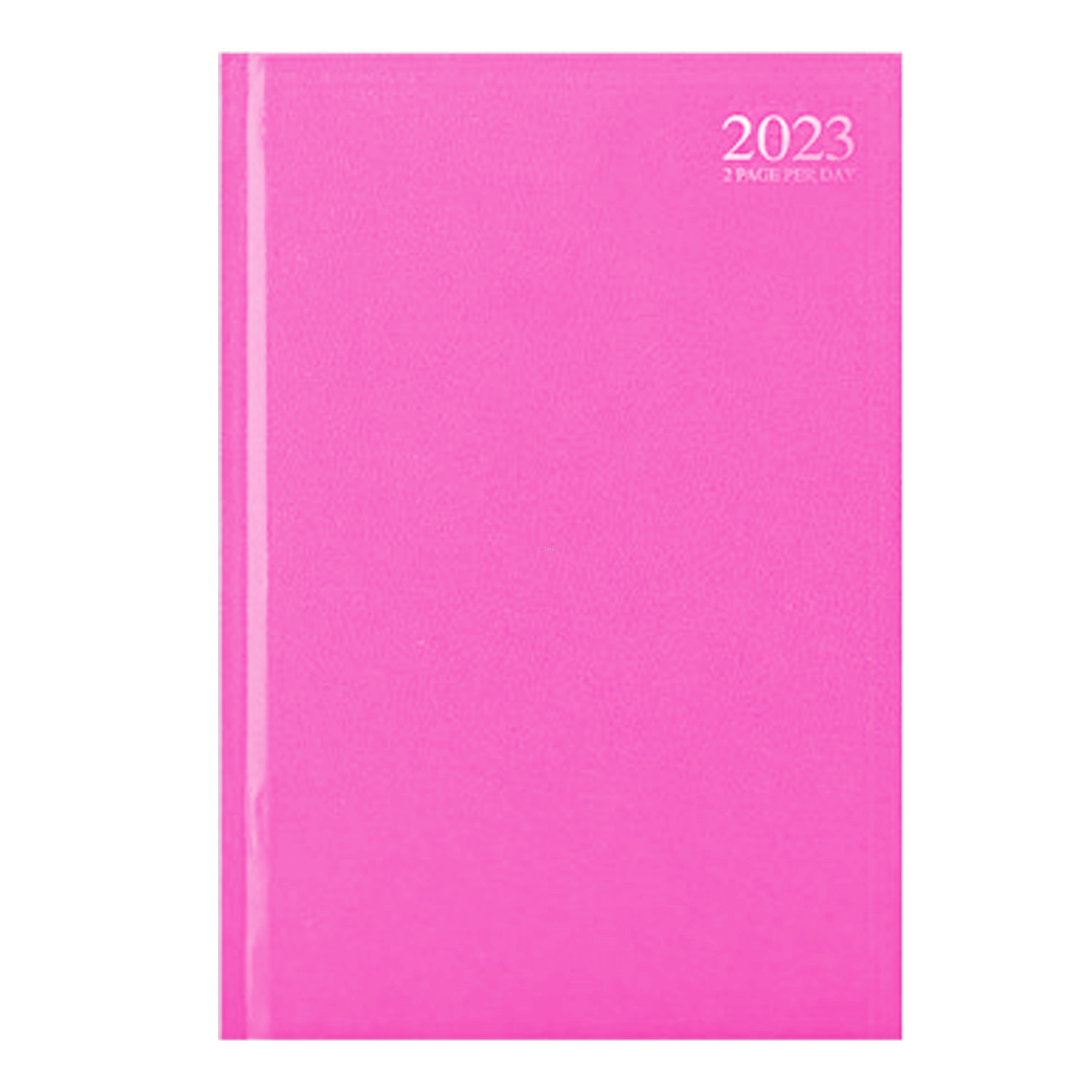 2023 A4 PINK Day A Page (2 Pages) Appointment Office Desk Diary Hardback Cover