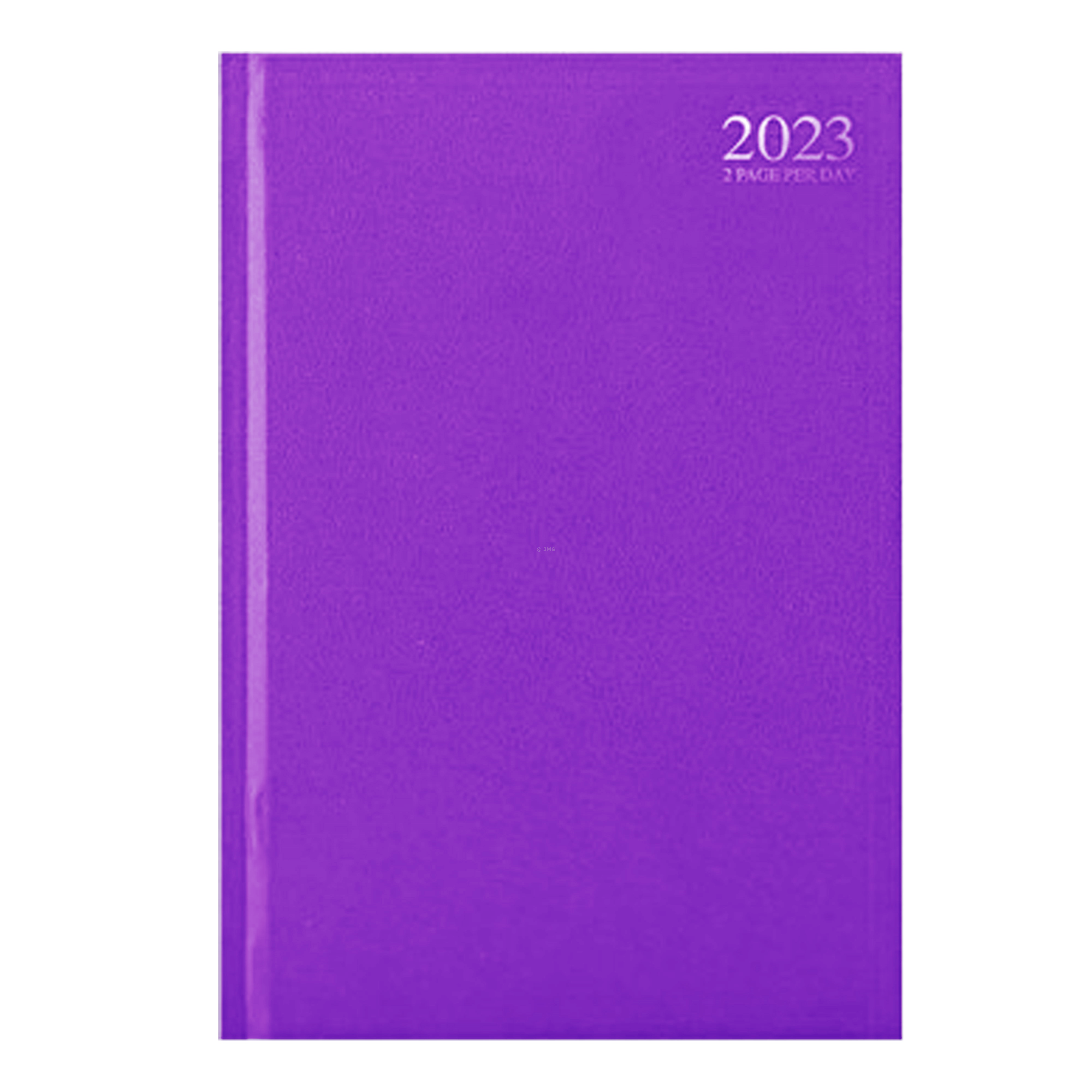 2023 A4 PURPLE Day A Page (2 Pages) Appointment Office Desk Diary Hardback Cover