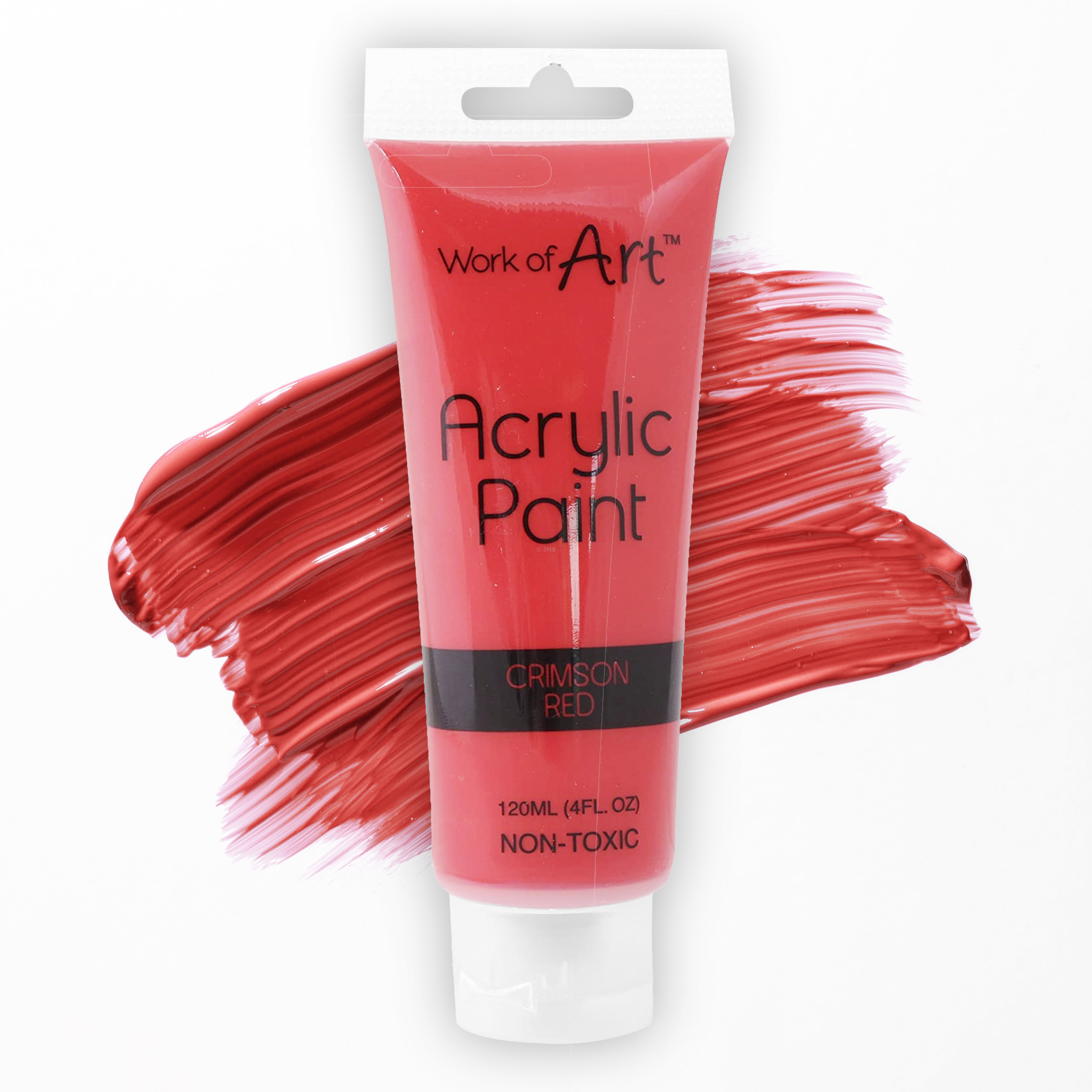 Red Acrylic Paint 120ml Tube Professional Artists Adults Children Painter Painting Colouring 
