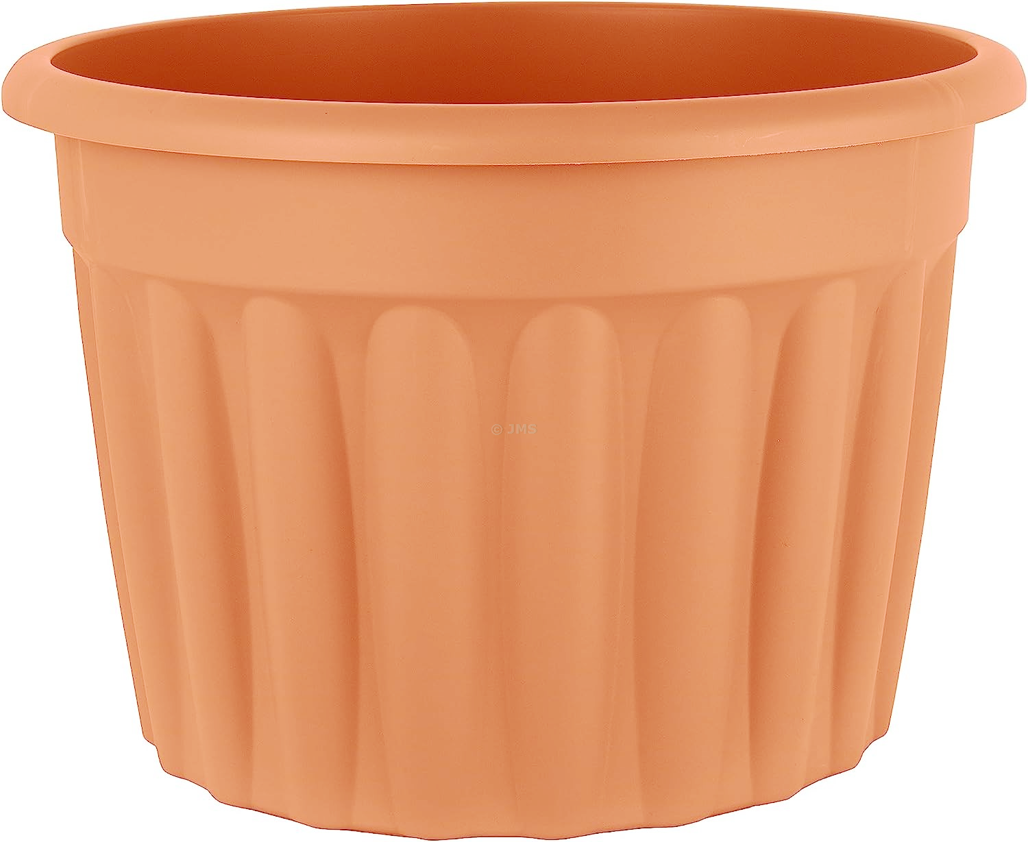 Extra Large 60cm Round Garden Planter (69 Litres)Terracotta Home Office Cafe Restaurant - Made in Britain