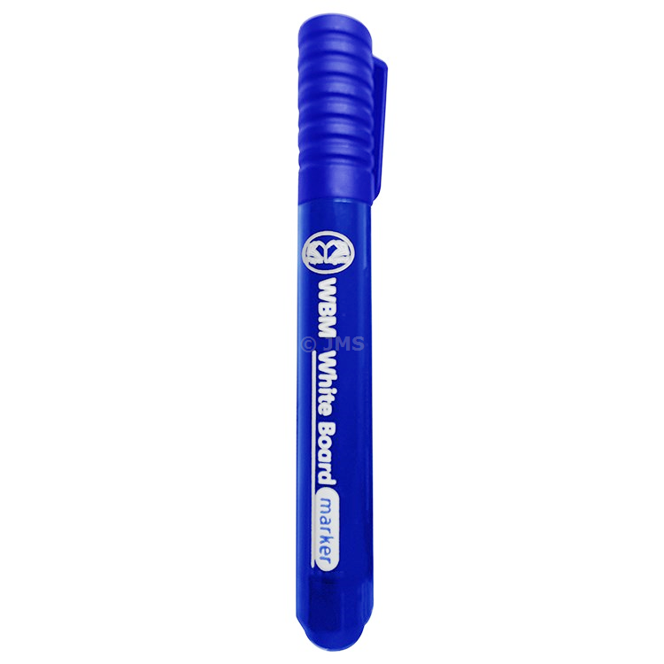12 Blue Dry Wipe Flipchart Whiteboard Marker Pens 2mm Bullet Tip Home Office School Classrooms