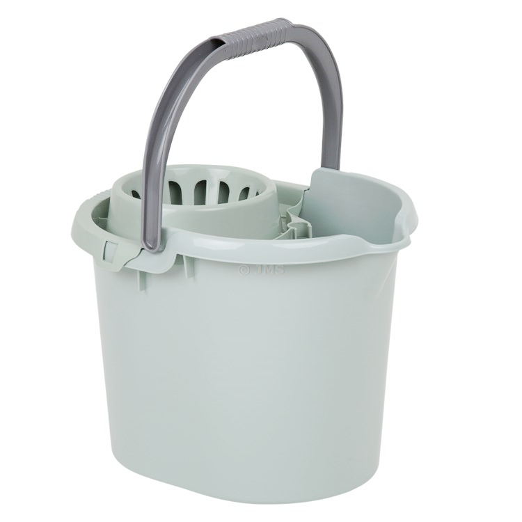 SILVER SAGE - 16L Mop Bucket Home Office Floor Cleaning Buckets with Grip Handle