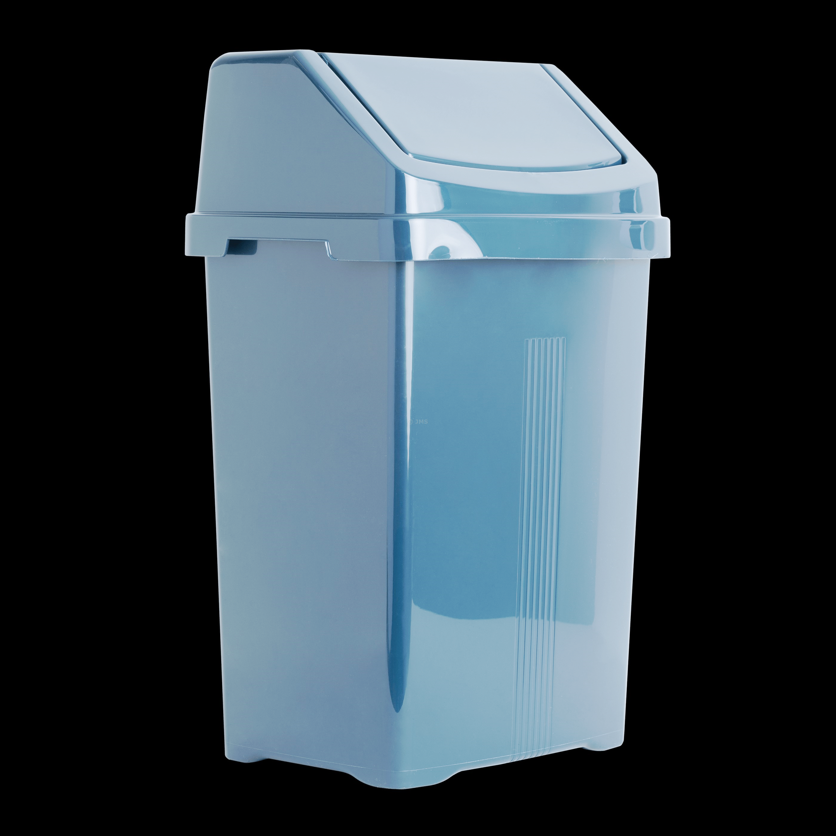 Casa 50L Swing Top Bin Navy Refused Waste Dustbin Rubbish Home Kitchen Office Bathroom