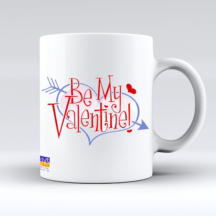 Valentine's Day Mugs Ceramic Tea Coffee Funny Cute Mug Gift for Your Loved Ones -  Be My Valentine! 