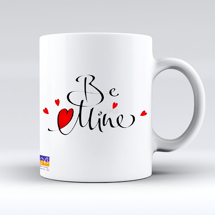 Valentine's Day Mugs Ceramic Tea Coffee Funny Cute Mug Gift for Your Loved Ones -  Be Mine 